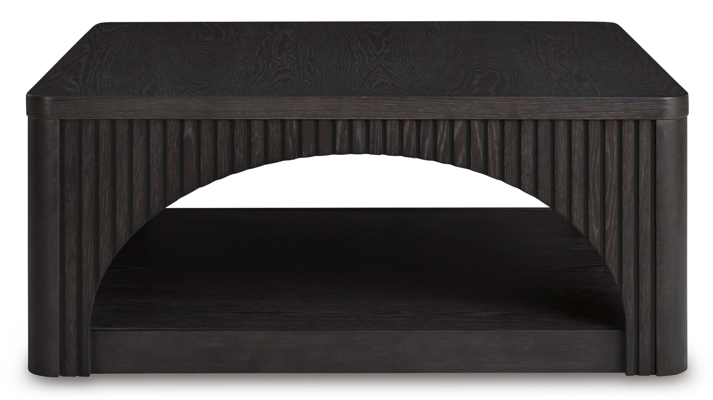 Yellink Wood Veneer Square Cocktail Table with Casters