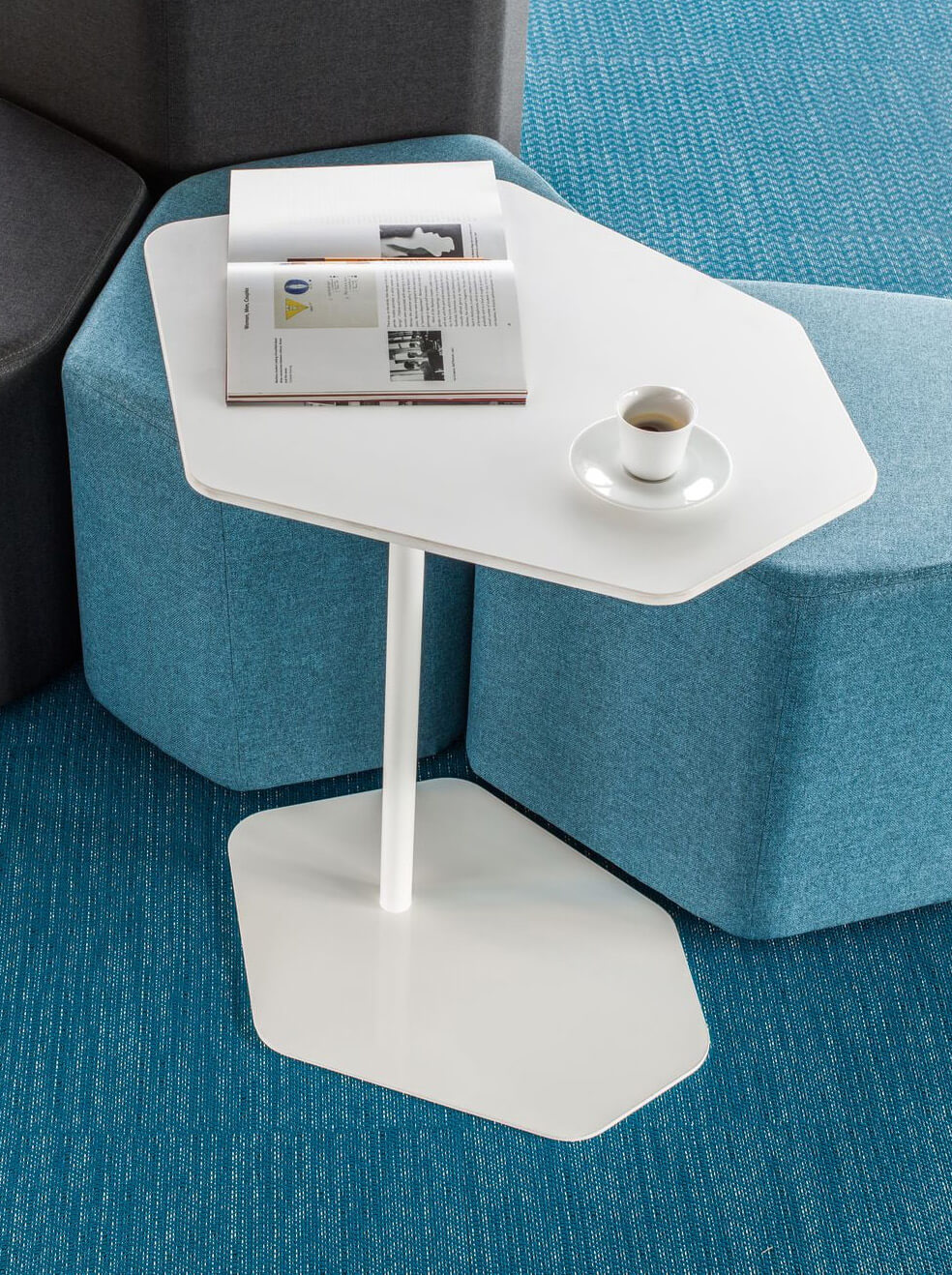 Bazalto Coffee Table w/ Metal Base