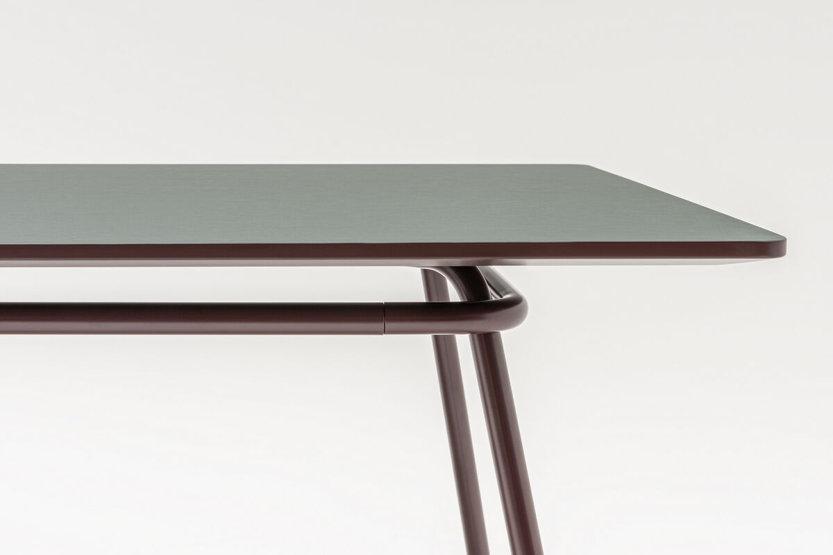 New School MDF/Metal Rectangular Meeting Conference Table