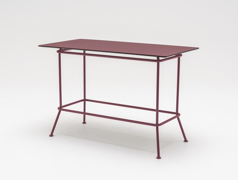 New School MDF/Metal Customizable Meeting High Table