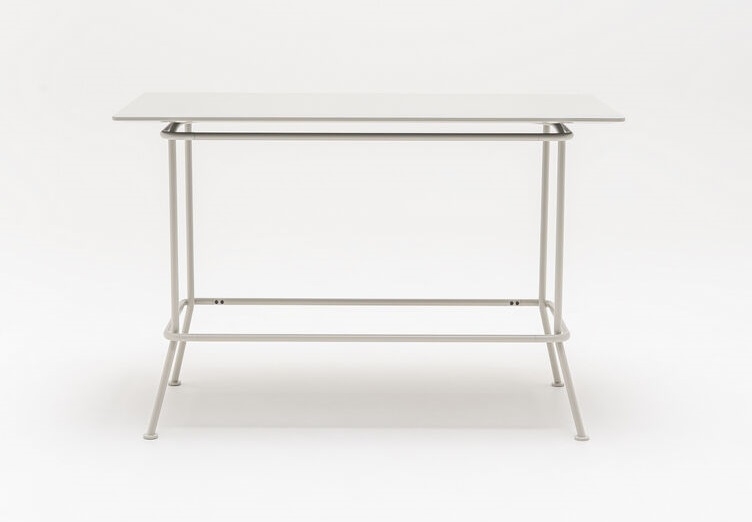 New School MDF/Metal Customizable Meeting High Table