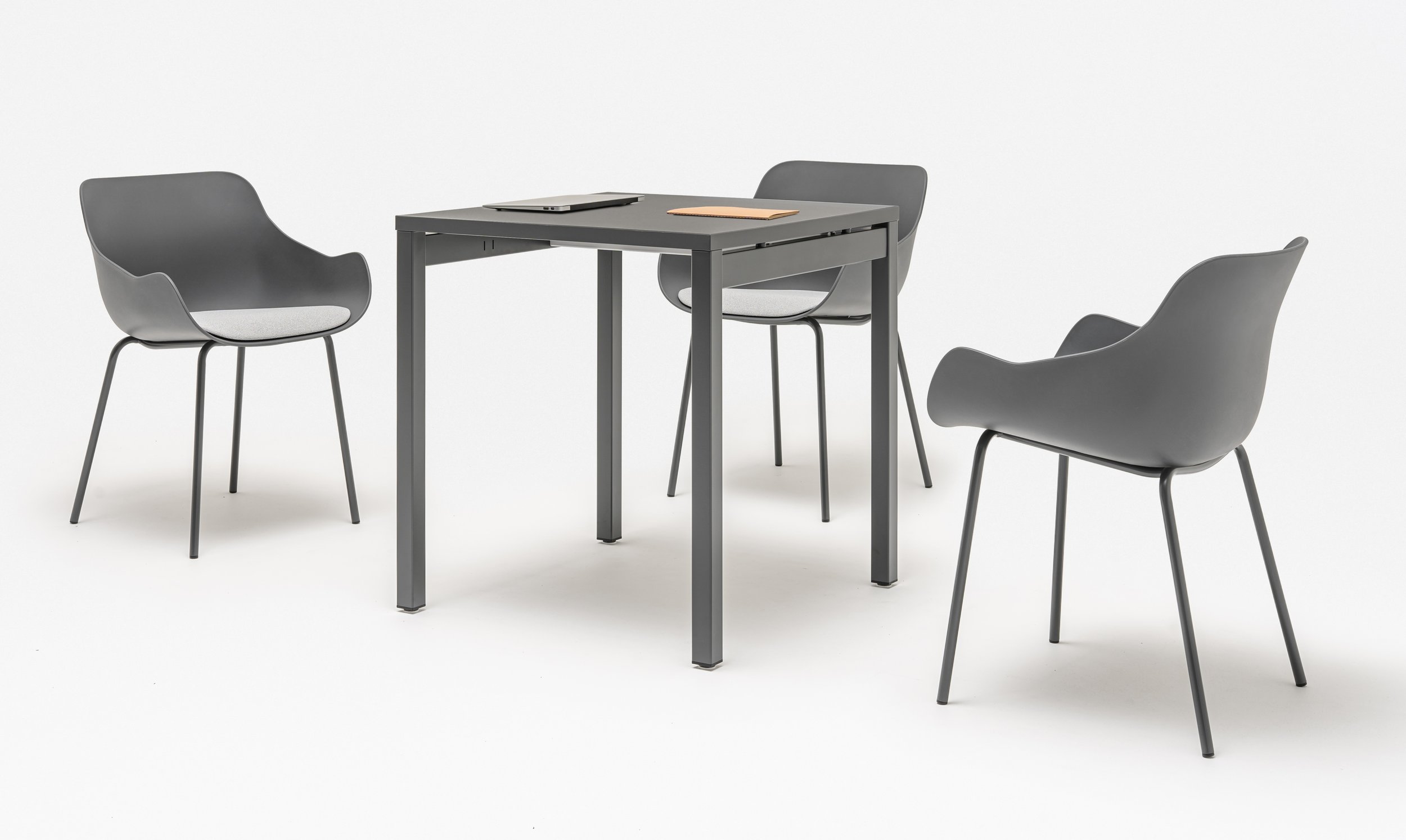 Ogi Y MFC/Metal Square Cafe Table
