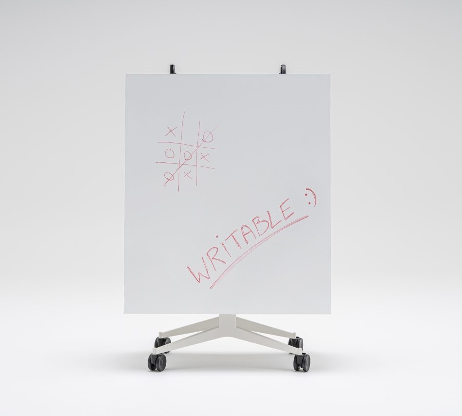 Plex Office Rectangular Whiteboard Folding Table