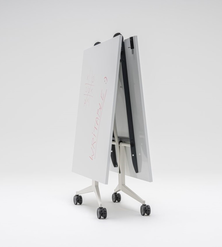 Plex Office Rectangular Whiteboard Folding Table