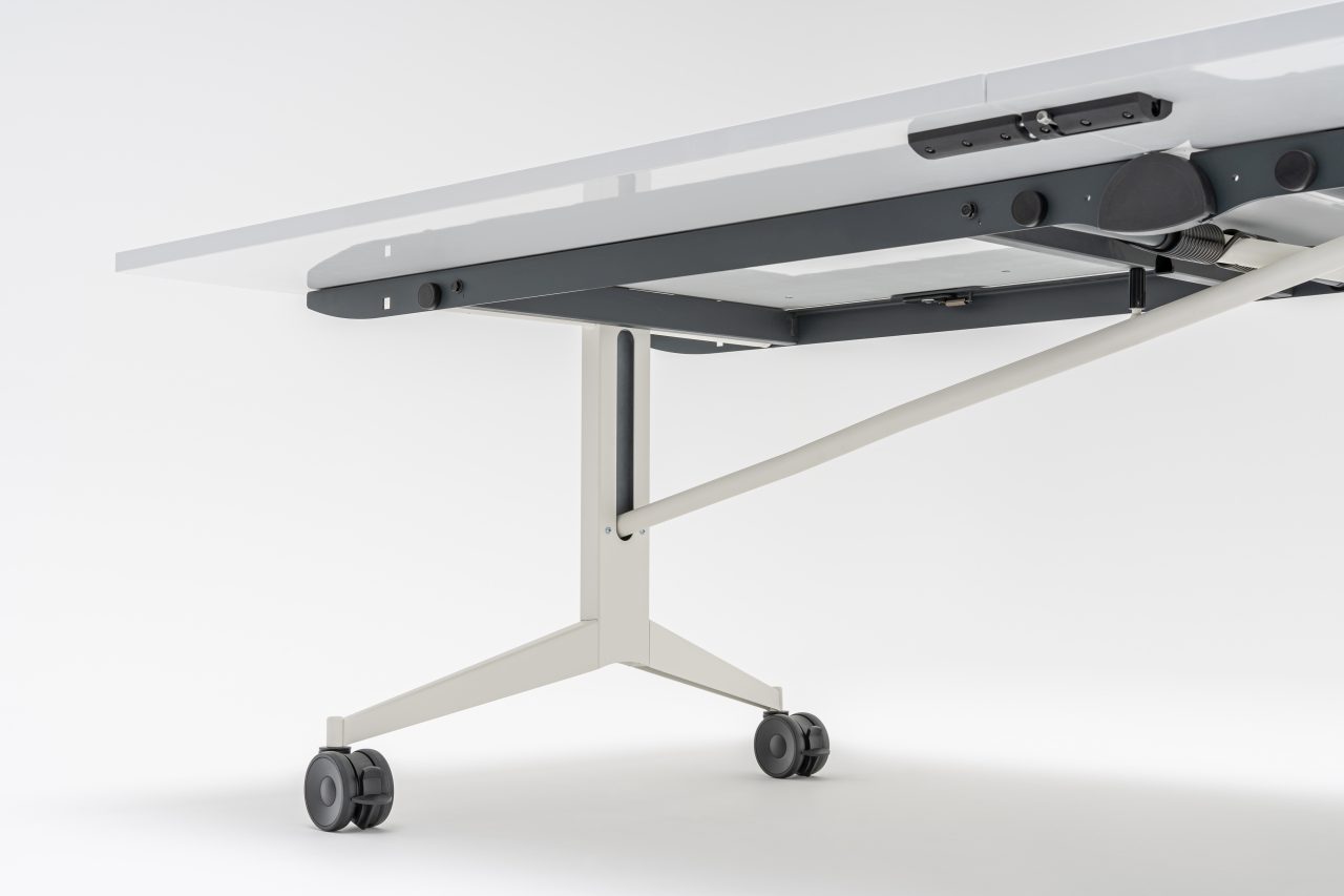 Plex Office Rectangular Whiteboard Folding Table