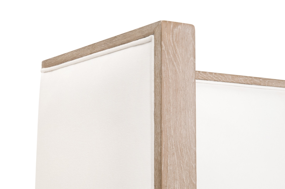 Tailor Shelter Fabric/Wood Platform Bed, Queen Size