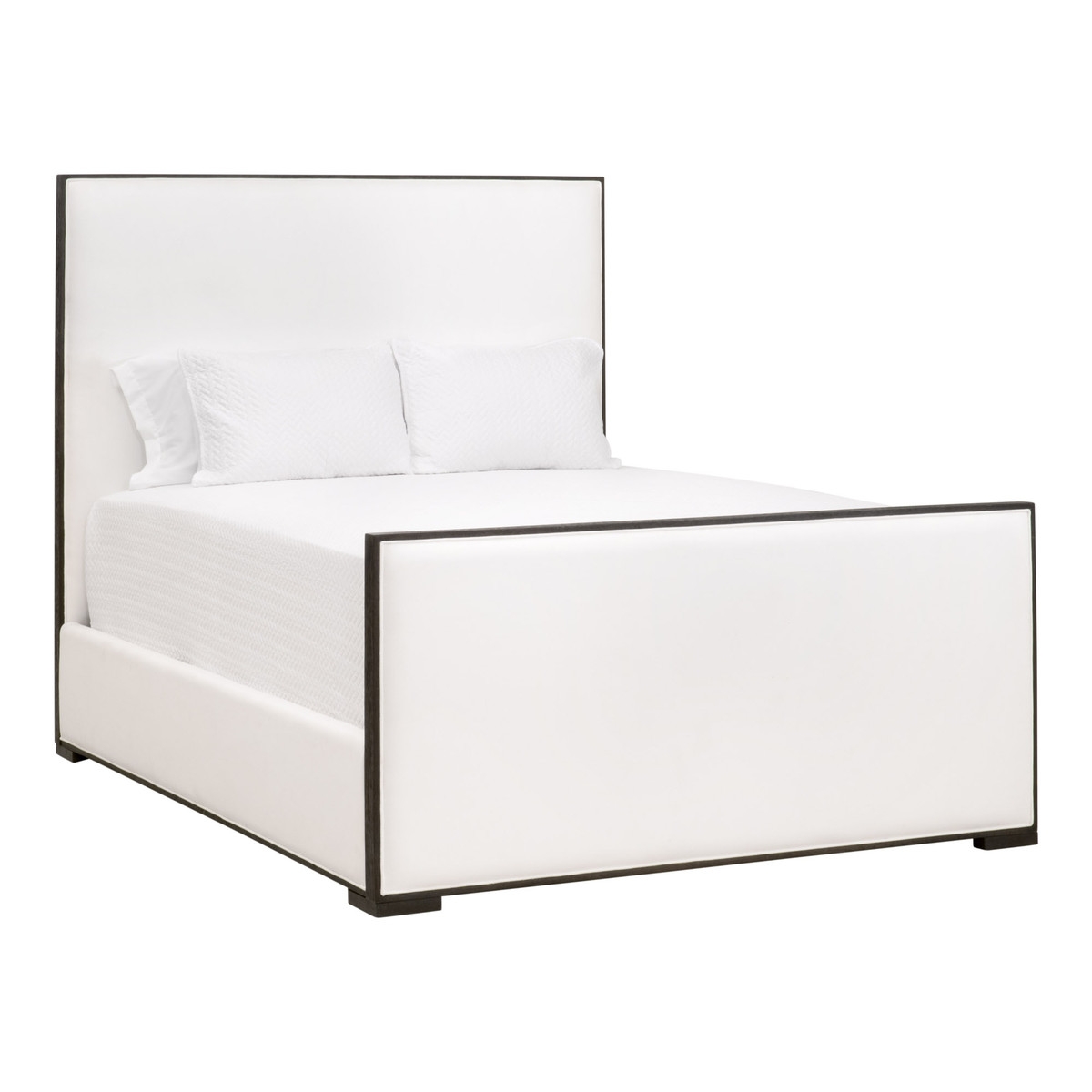 Tailor Fabric/Wood Platform Bed, King Size