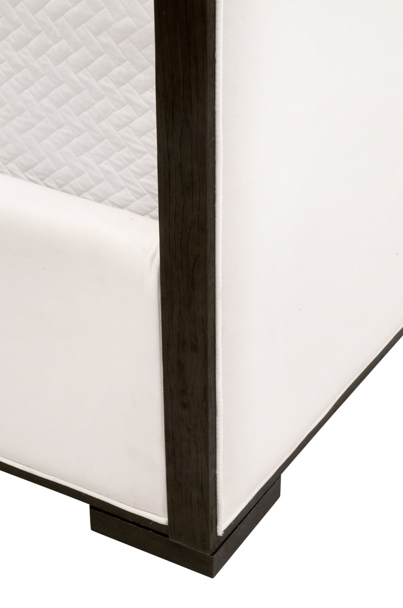 Tailor Fabric/Wood Platform Bed, Queen Size