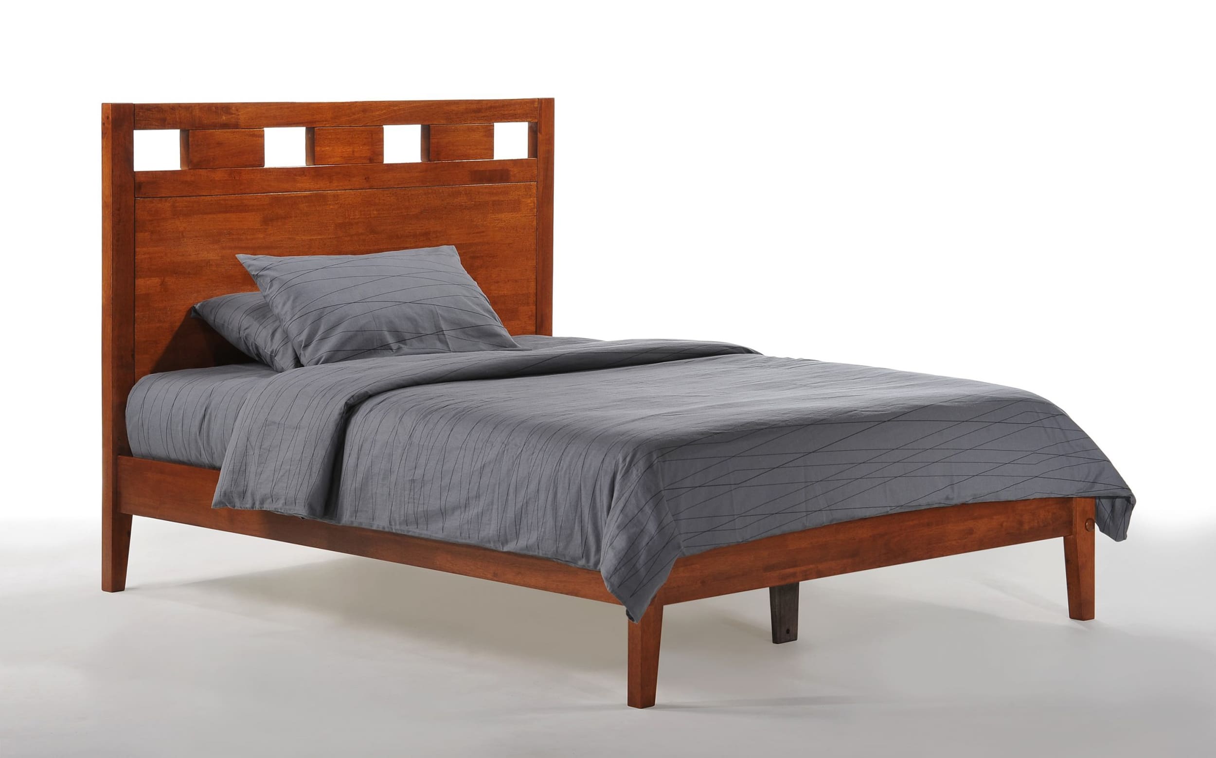 Spices Tamarind Wood P-Series High/Low Platform Bed