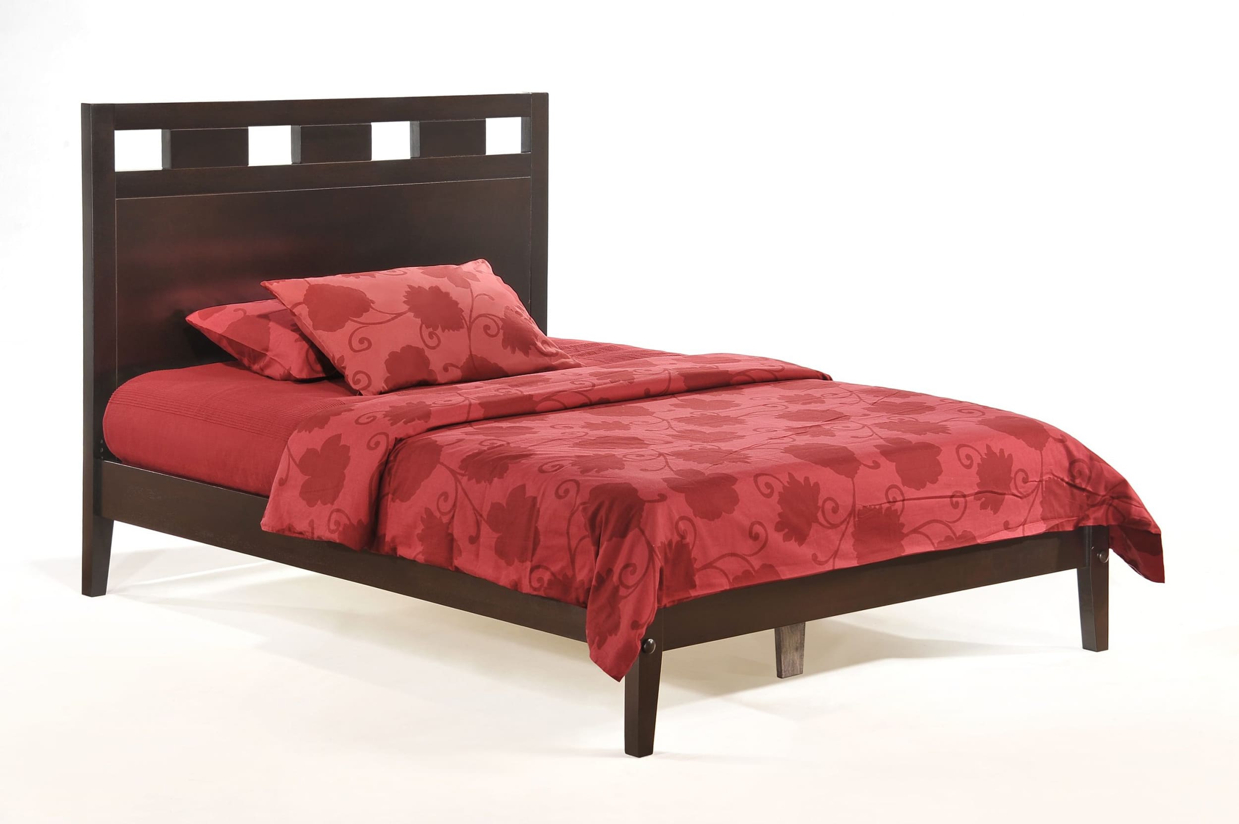 Spices Tamarind Wood P-Series High/Low Platform Bed, King Size