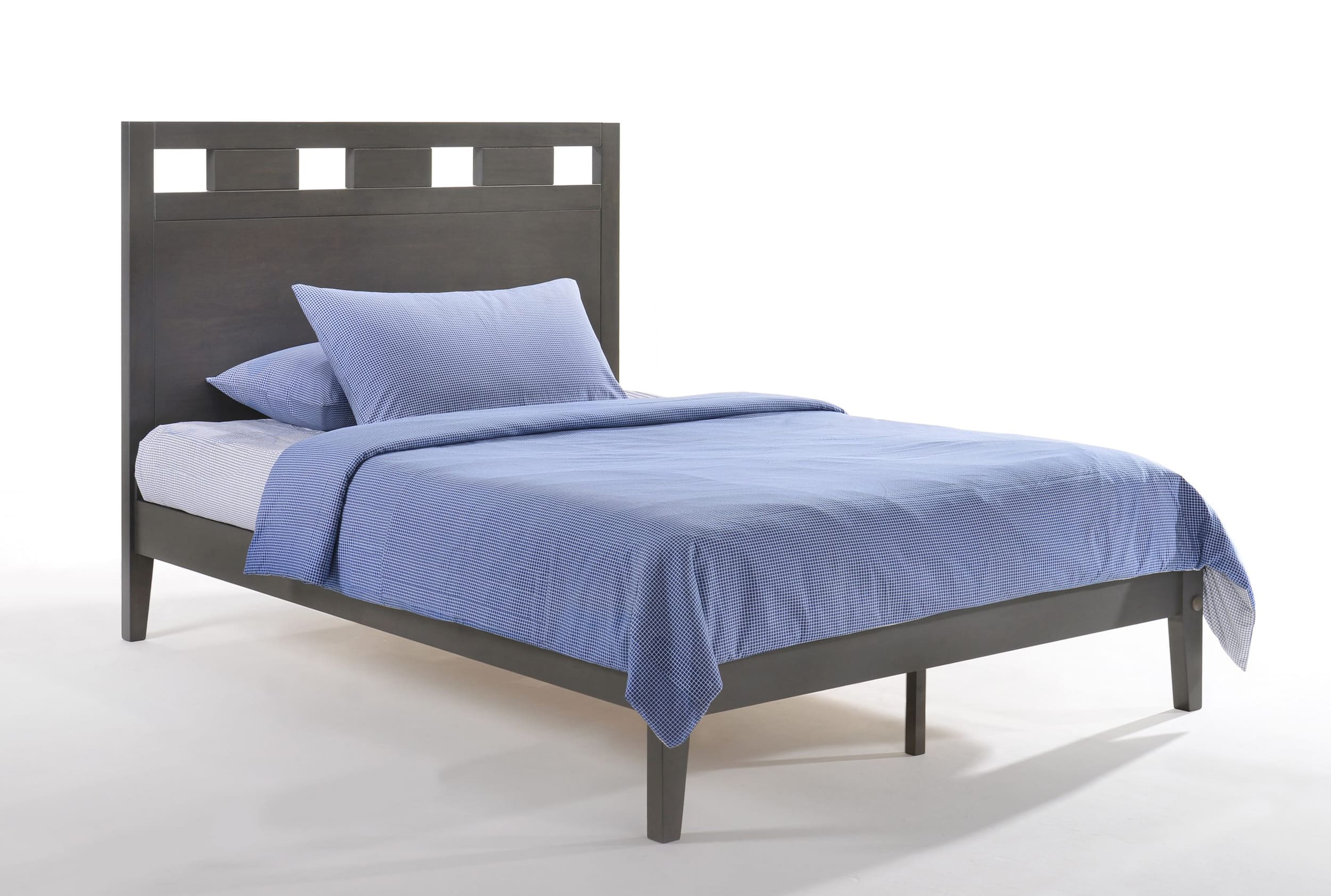Spices Tamarind Wood P-Series High/Low Platform Bed, King Size