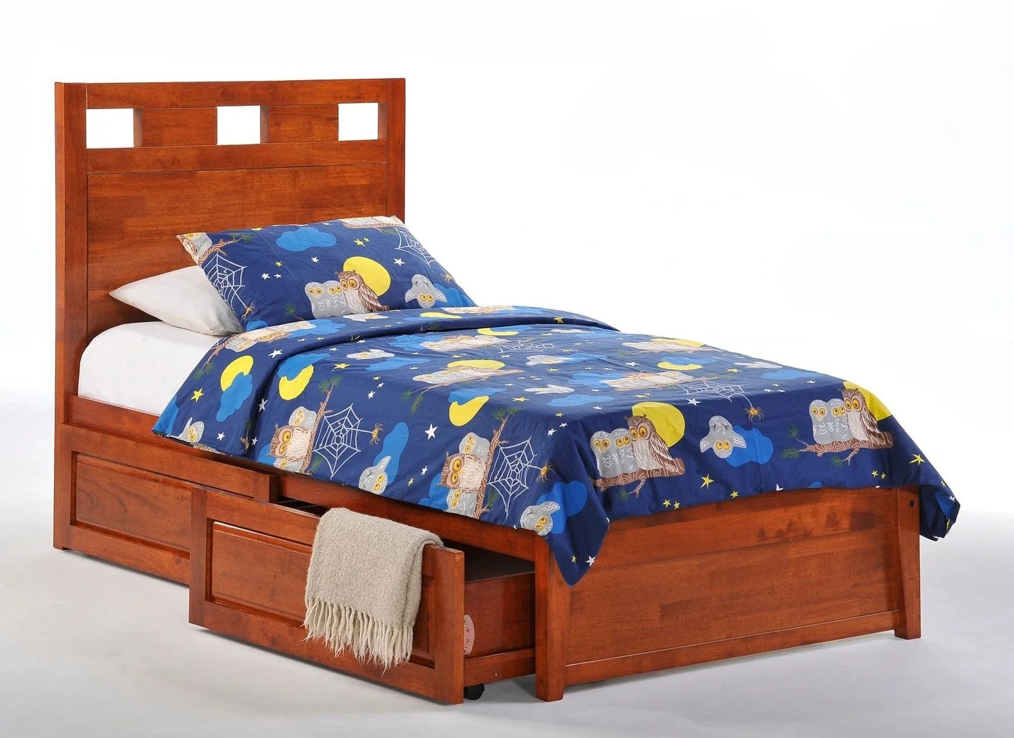 Spices Tamarind Wood K-Series High/Low Platform Bed