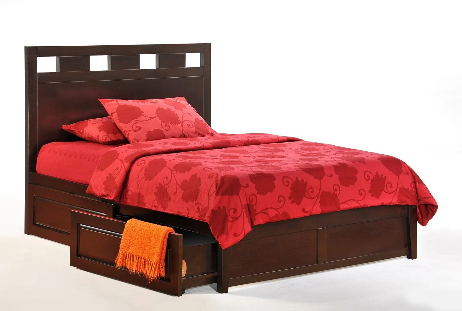 Spices Tamarind Wood K-Series High/Low Platform Bed