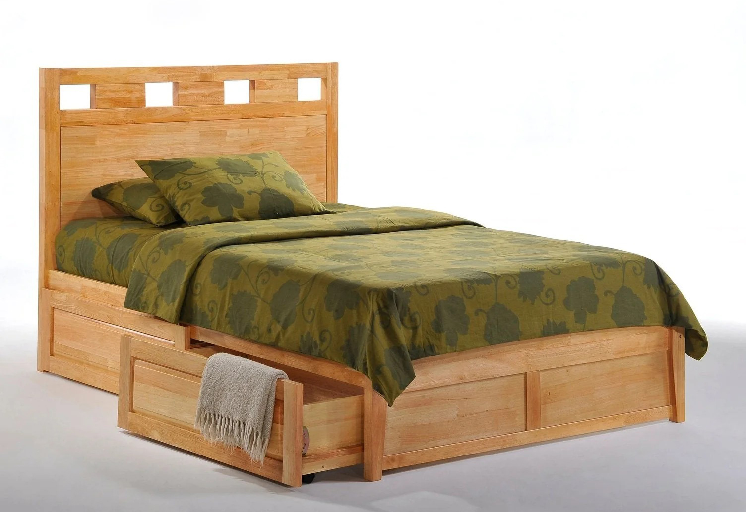 Spices Tamarind Wood K-Series High/Low Platform Bed