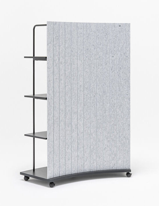 Tanca Bookcase w/PET Acoustic Screen & 4 Shelves