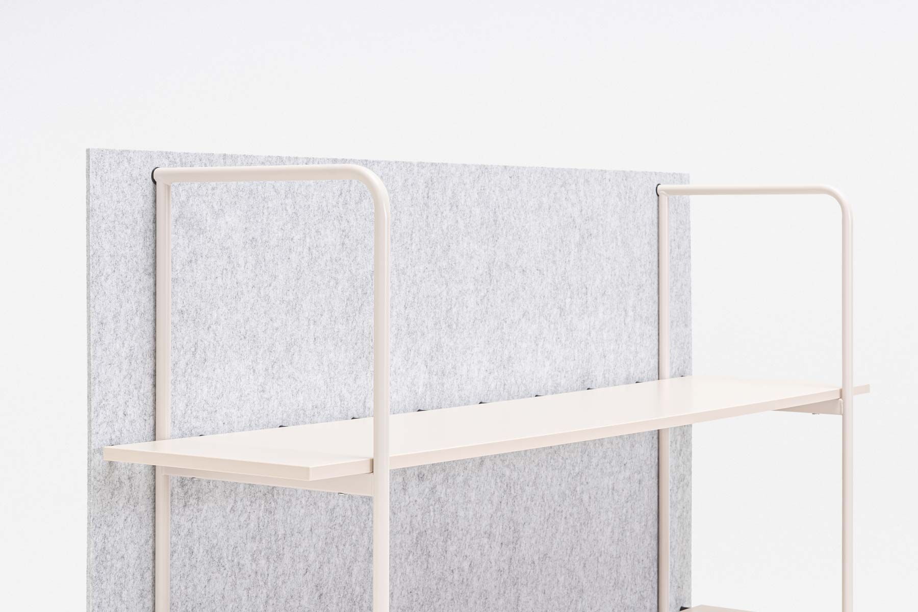 Tanca Straight Bookcase w/PET Acoustic Screen & 4 Shelves
