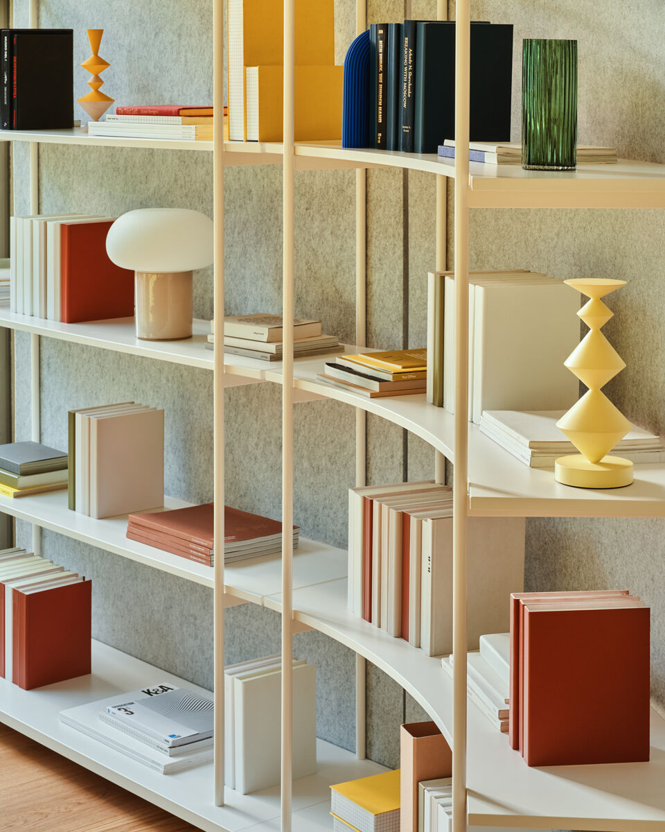 Tanca Bookcase w/PET Acoustic Screen & 4 Shelves