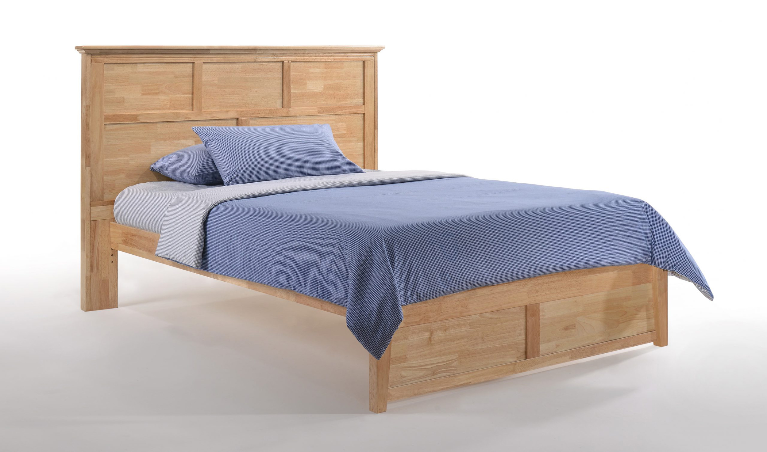 Spices Tarragon Wood K-Series High/Low Platform Bed, King Size