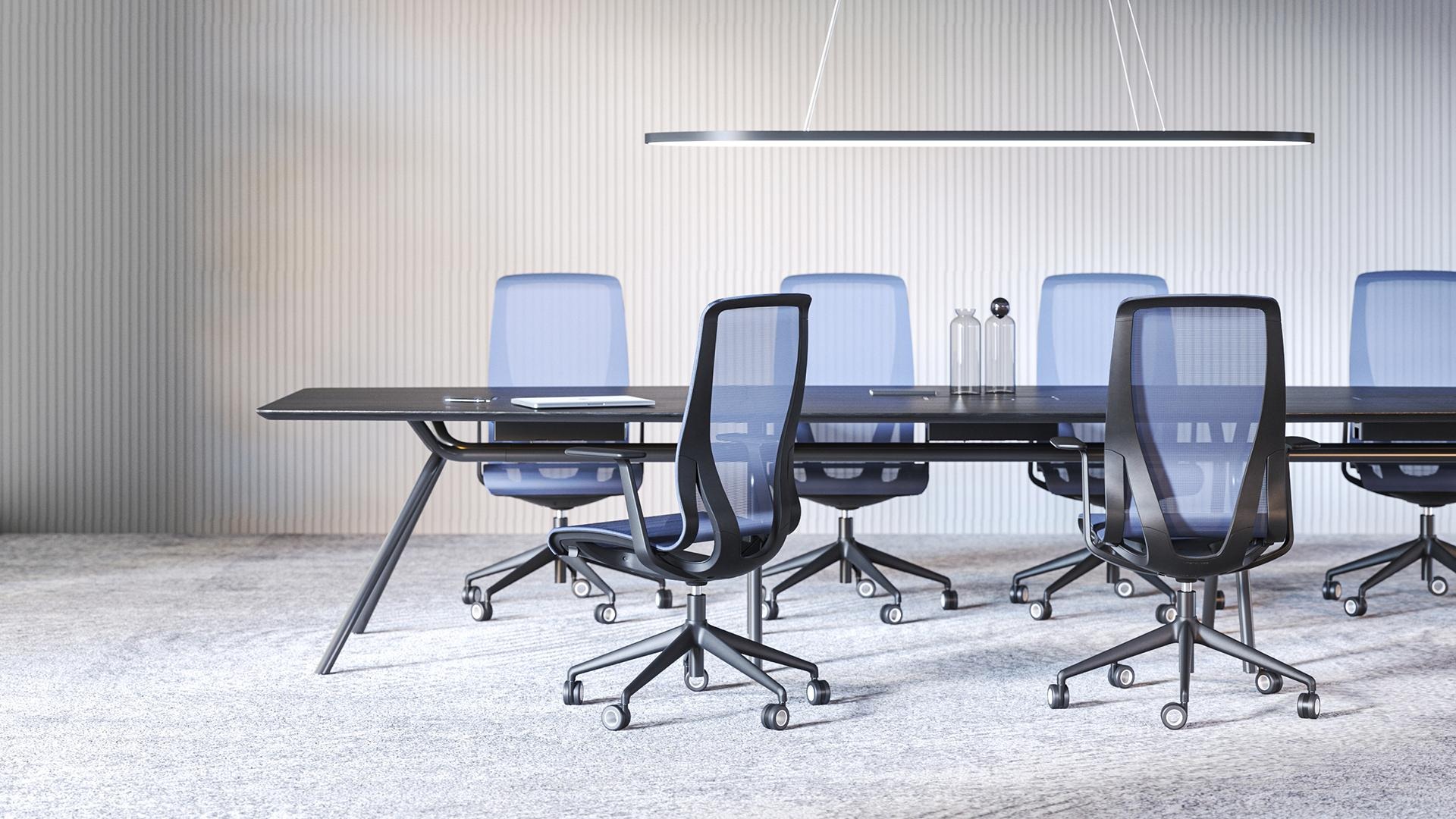 D-Chair Task Office Chair w/Black Frame & Base