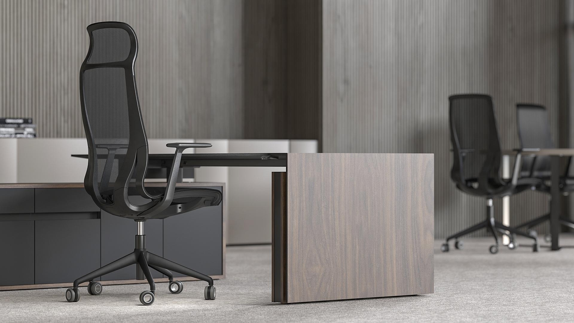 D-Chair Task Office Chair w/Black Frame & Base