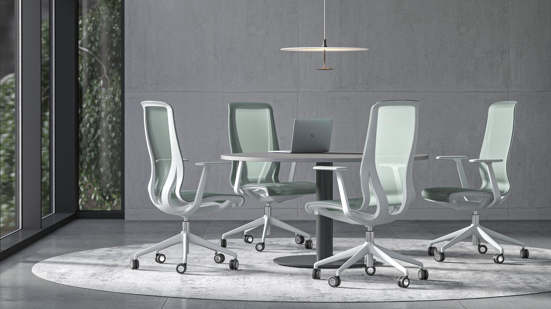 NARBUTAS Furniture D-Chair Task Office Сhair And Table