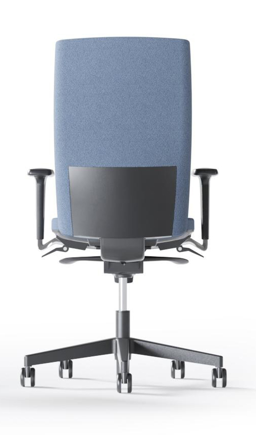 Aura Task Chair w/Height Adjustable Backrest, Depth Adjustable Seat, Synchro Mechanism, Anti-Shock System, Plastic Base with Fibreglass