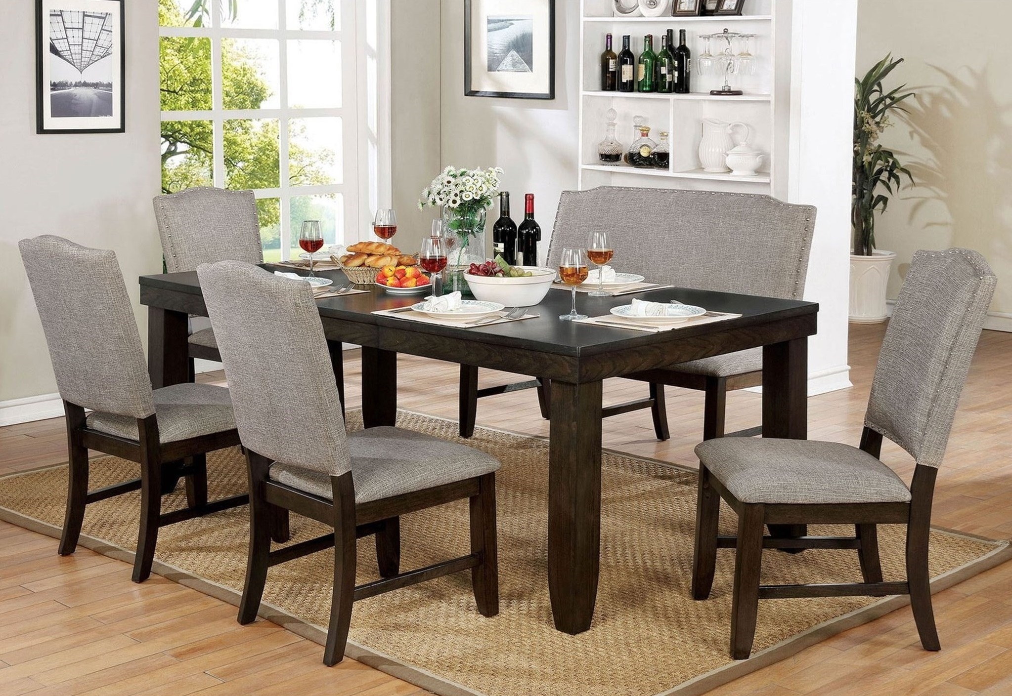 Teagan Wood Extendable Dining Set