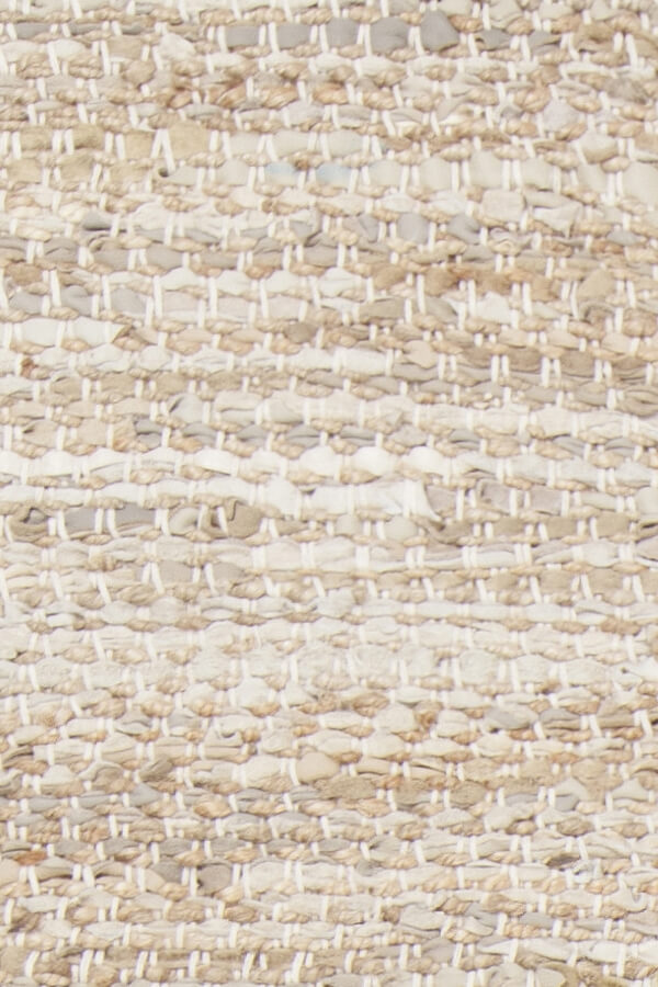 Tenola Jute/Leather/Cotton Rectangular Handmade Rug