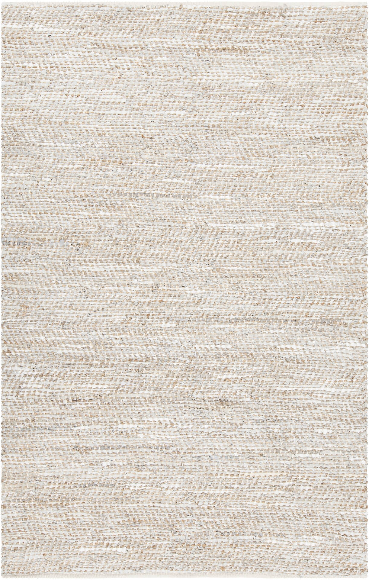 Tenola Jute/Leather/Cotton Rectangular Handmade Rug
