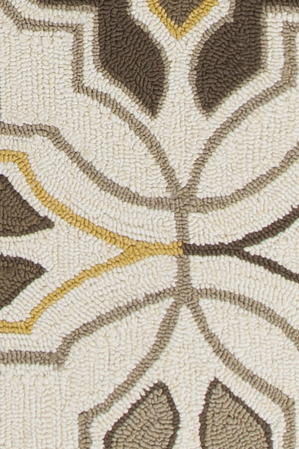 Terra Polypropylene Rectangular Handmade Rug, Composition 2