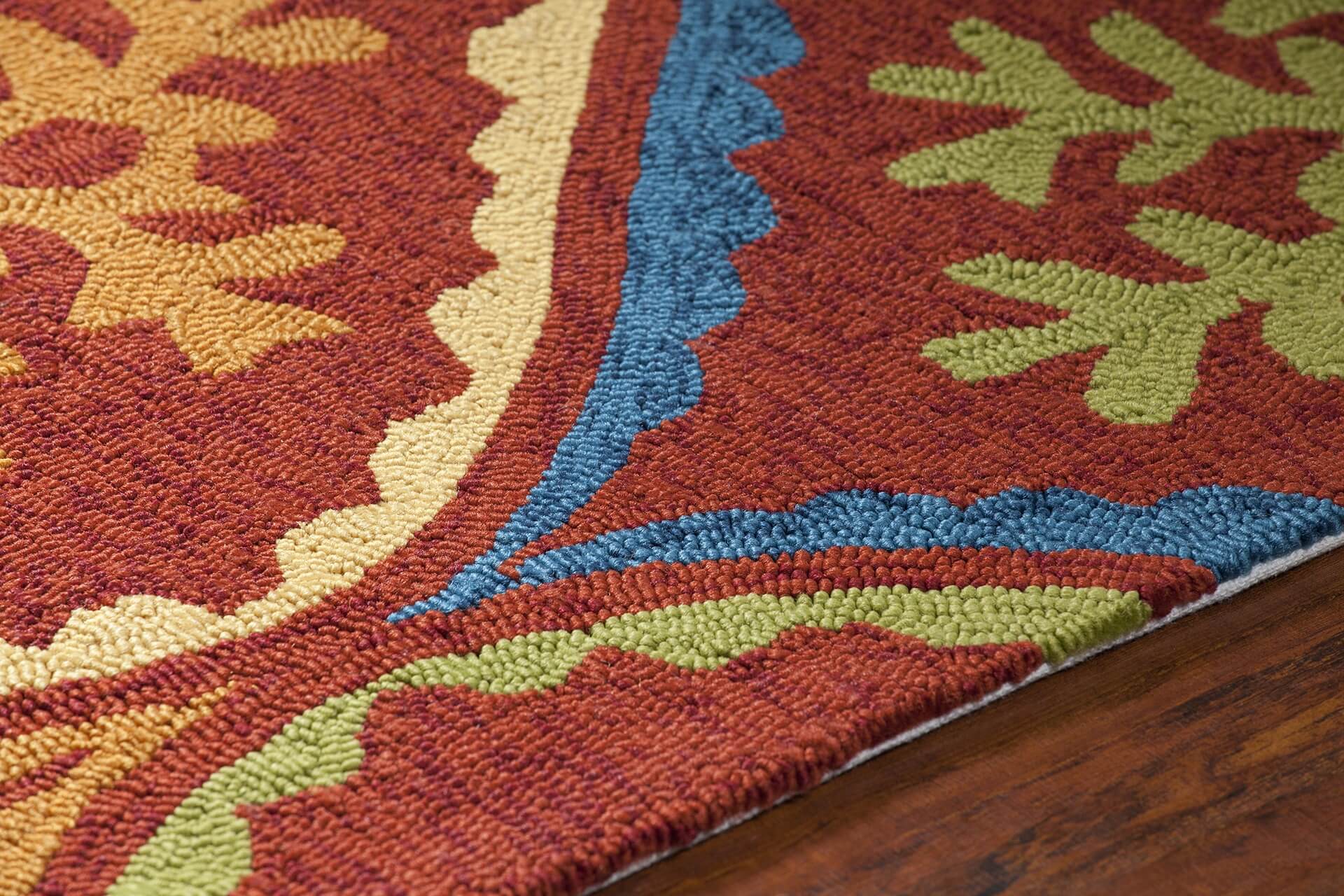 Terra Polypropylene Rectangular Handmade Rug