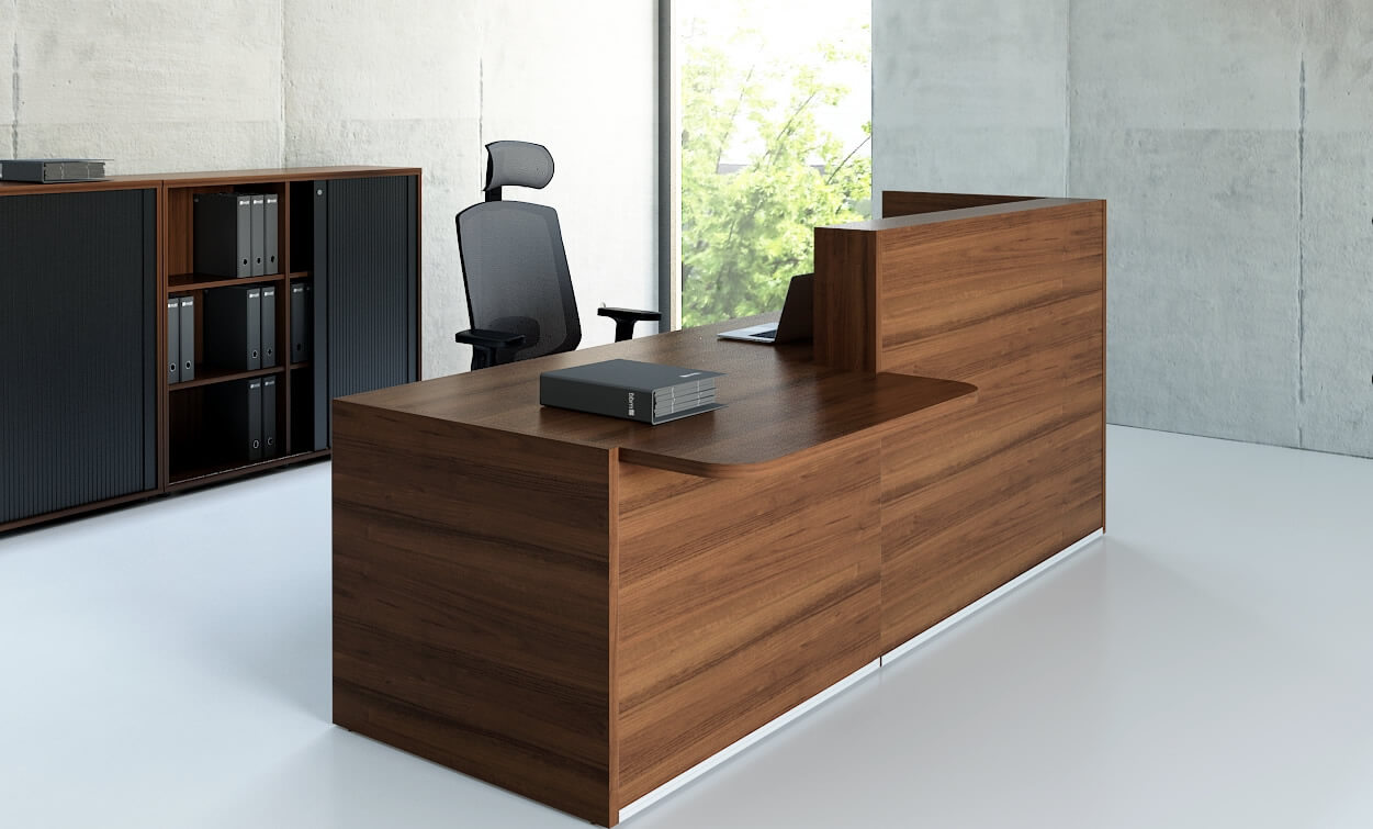 Tera Customizable Reception Desk