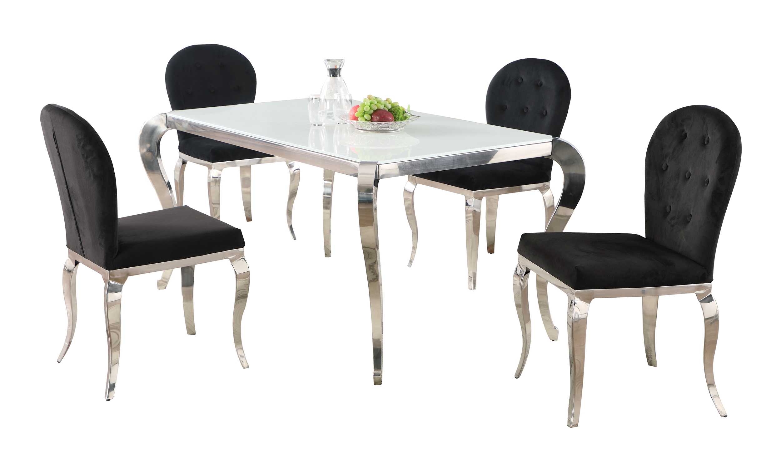 Teresa Starphire Glass Dining Table