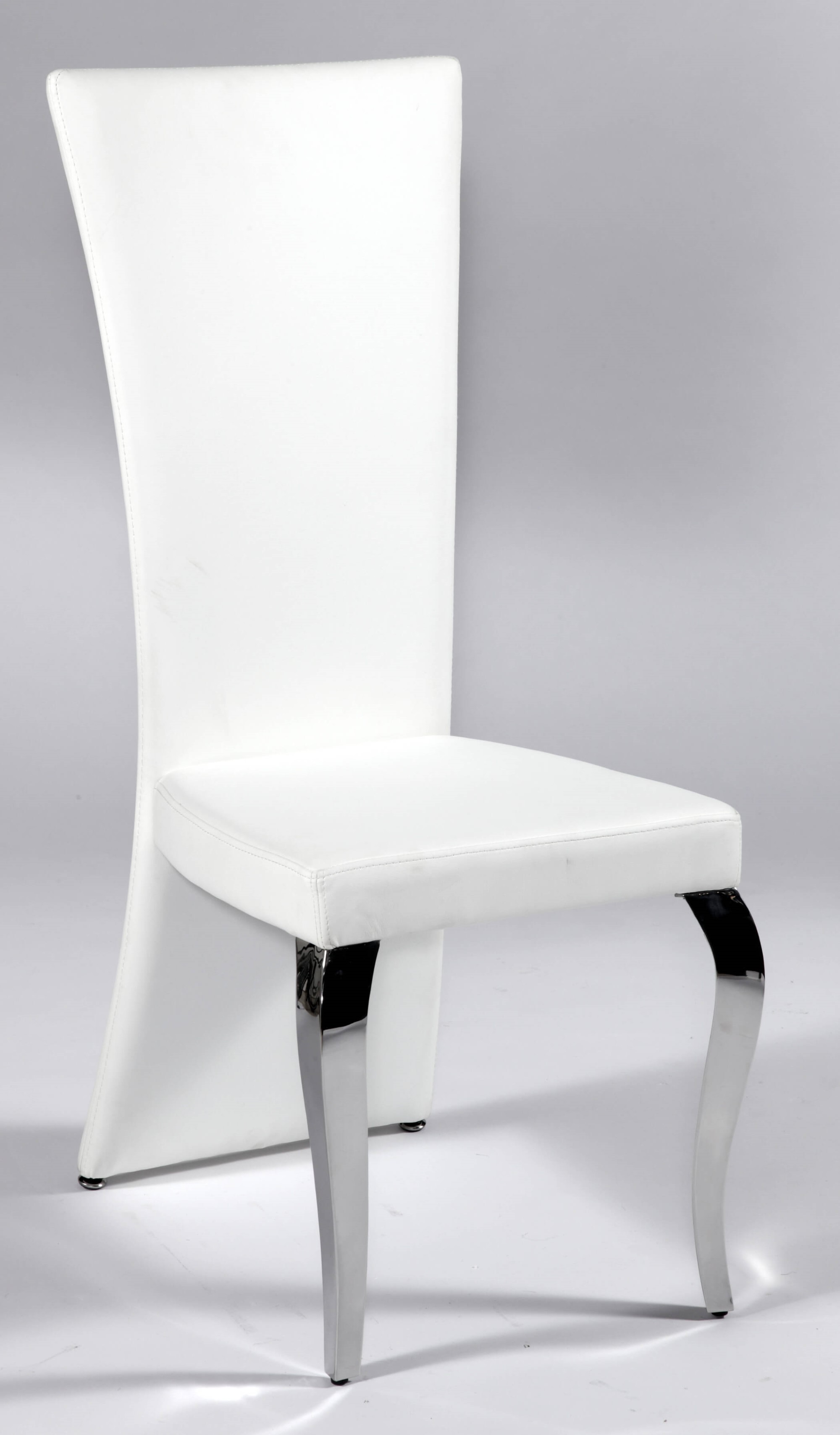 Teresa Transitional Rectangular High Back PU Side Chair