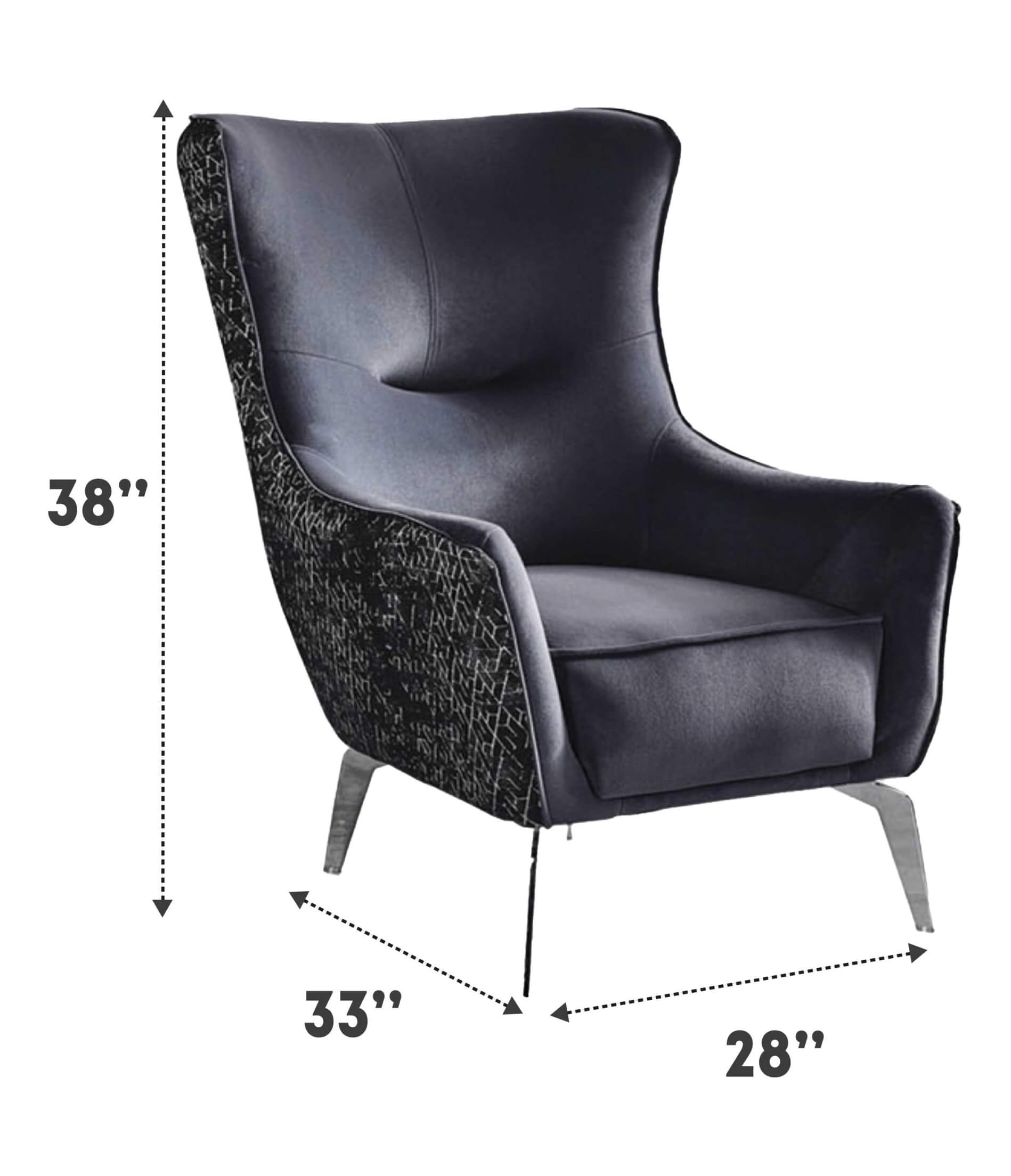 Tetra Velvet Living Room Set