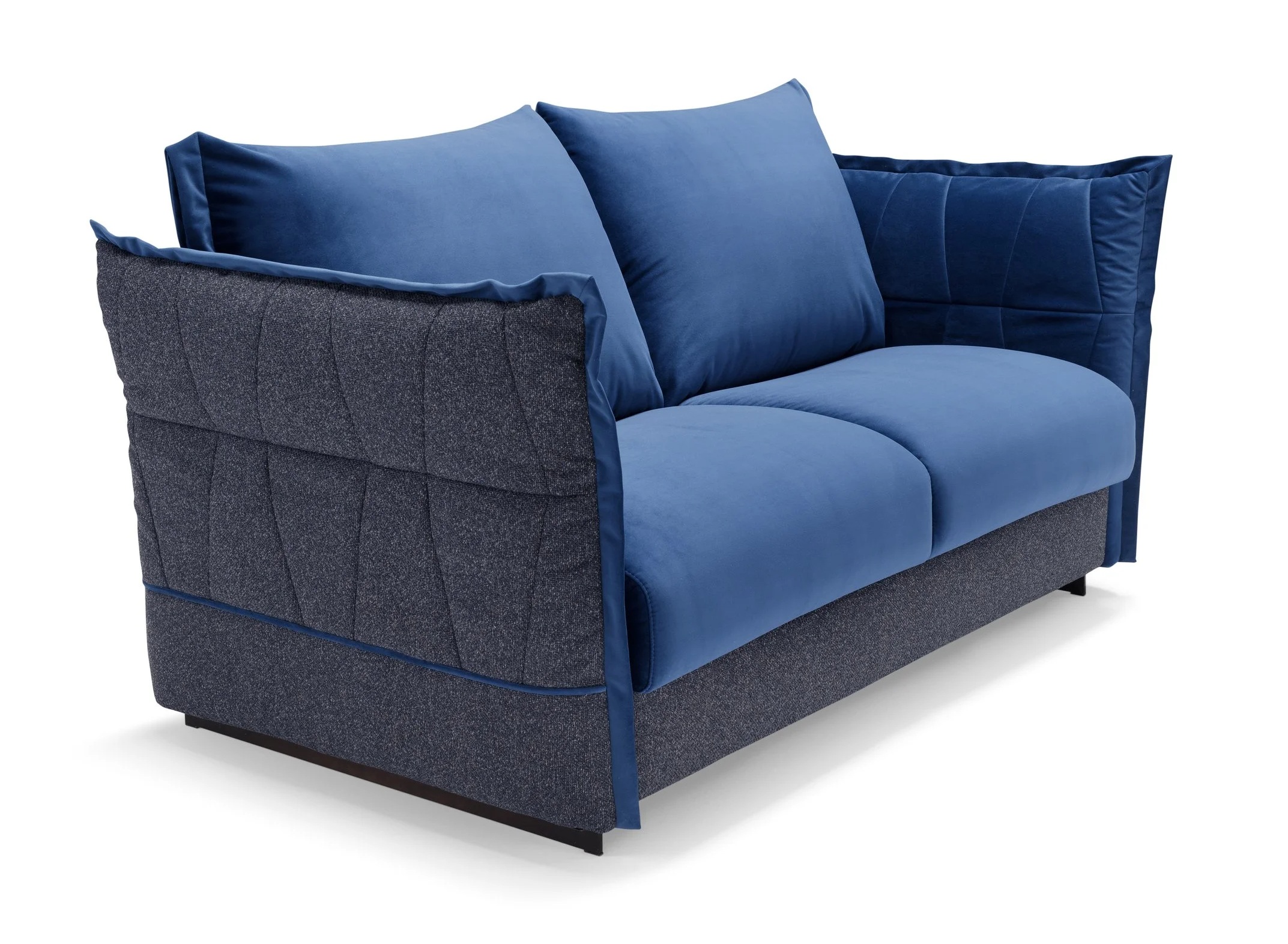 Thelma Leather Convertible Sofabed Customizable
