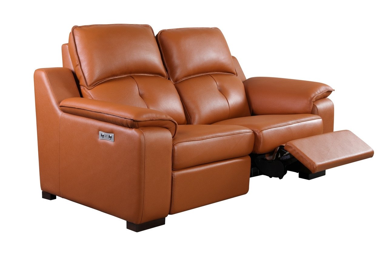 Thompson Leather Sofa w/2 Recliners