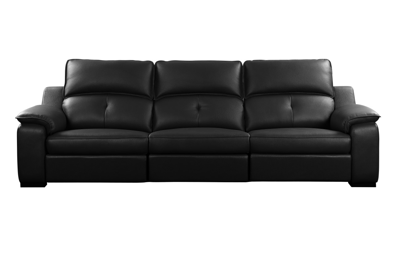 Thompson Leather Sofa w/3 Recliners