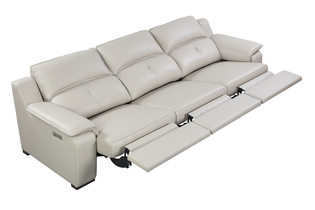 Thompson Leather Sofa w/3 Recliners
