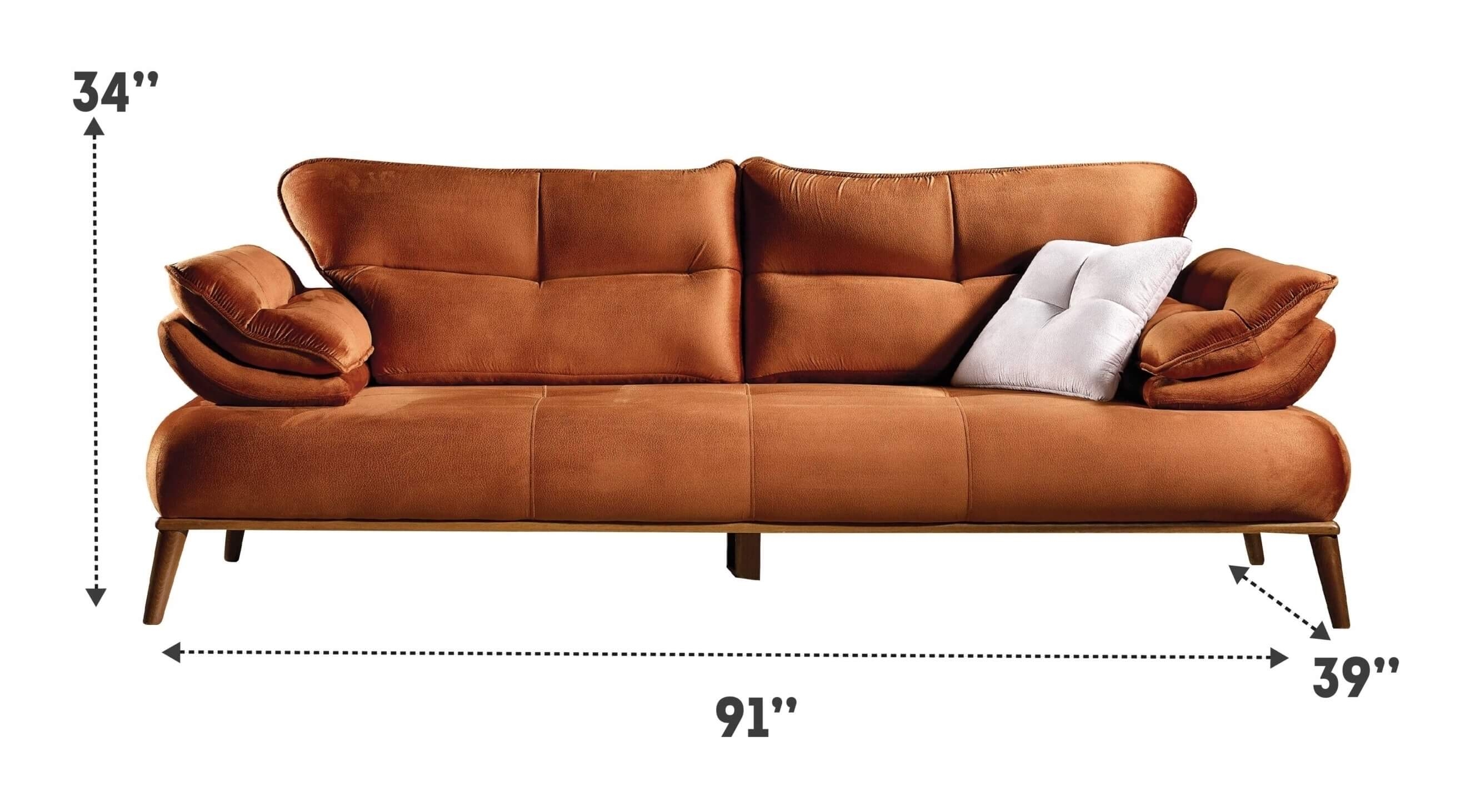 Tilsim Fabric Sofa