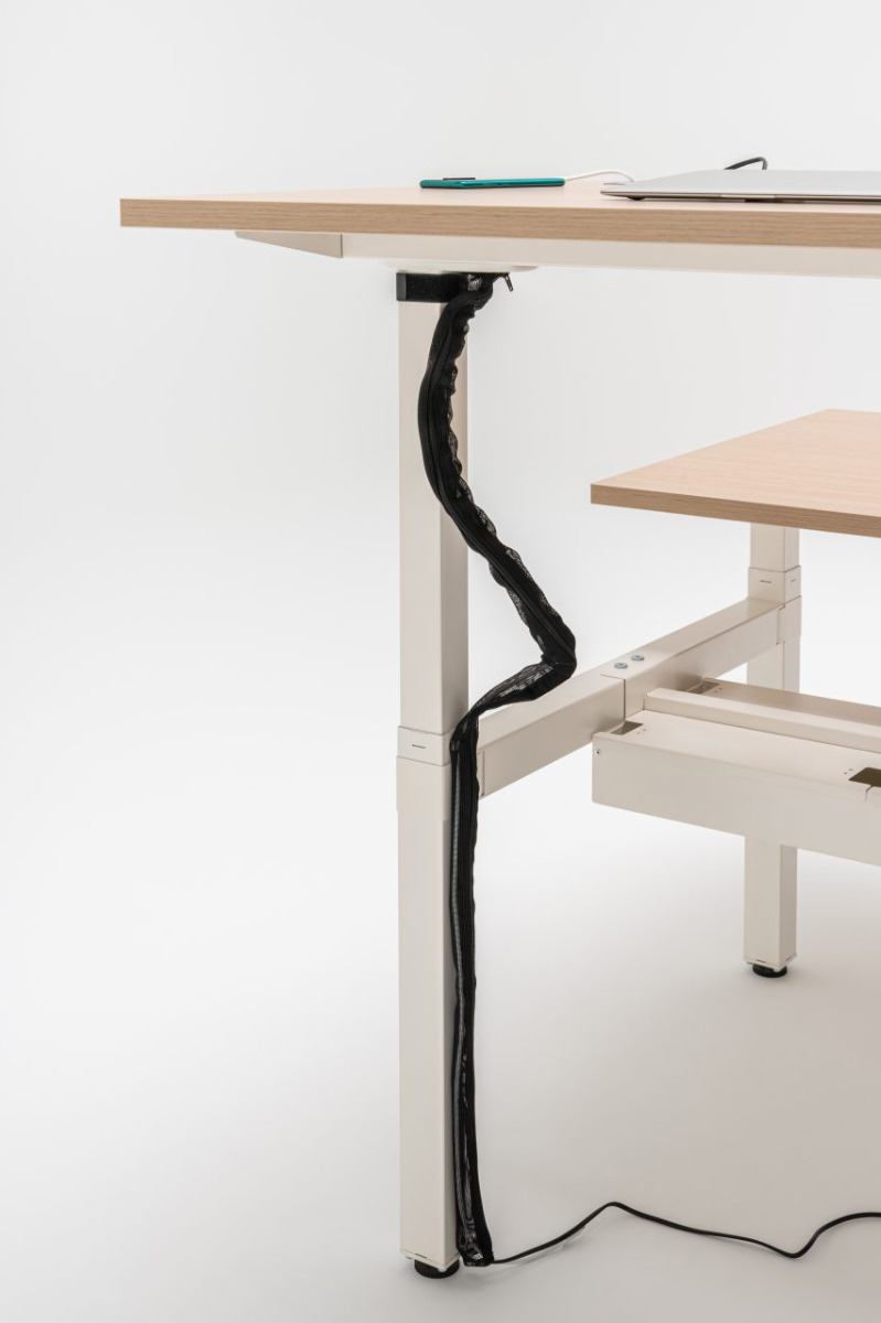 Ogi Drive Manual Height Adjustment Office Single Desk, W47.2" x D31.4"