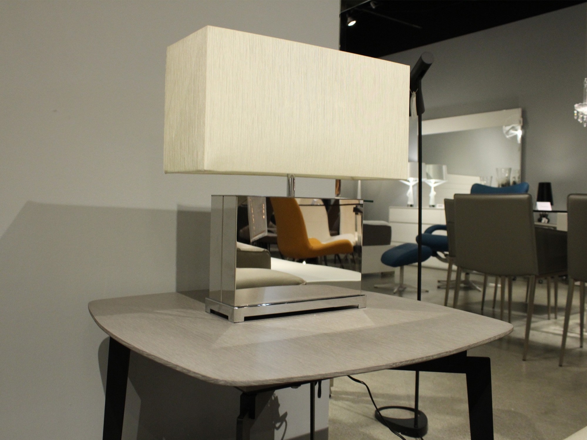 Payton Table Lamp w/Stainless Steel Base