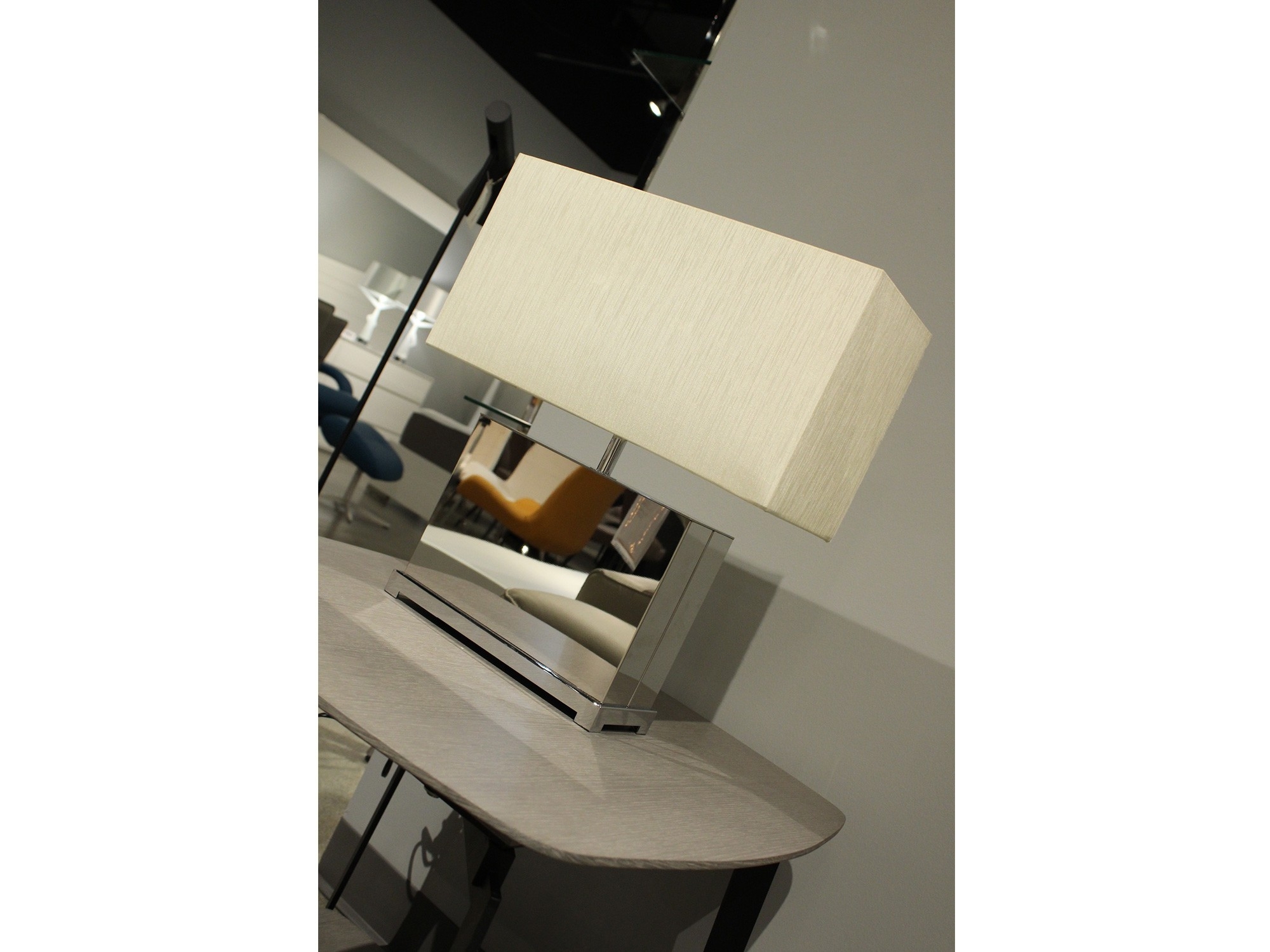 Payton Table Lamp w/Stainless Steel Base
