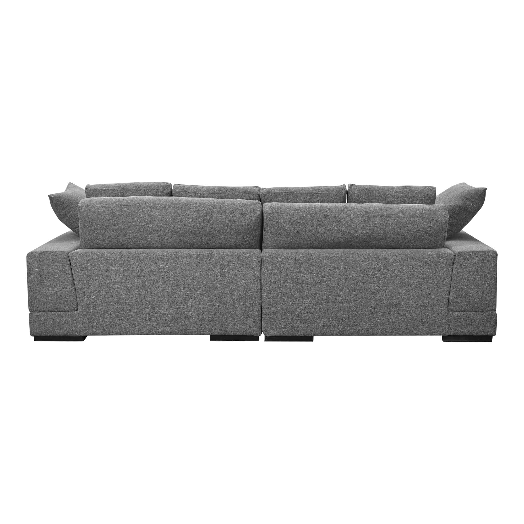 Plunge Polyester Reversible Sectional