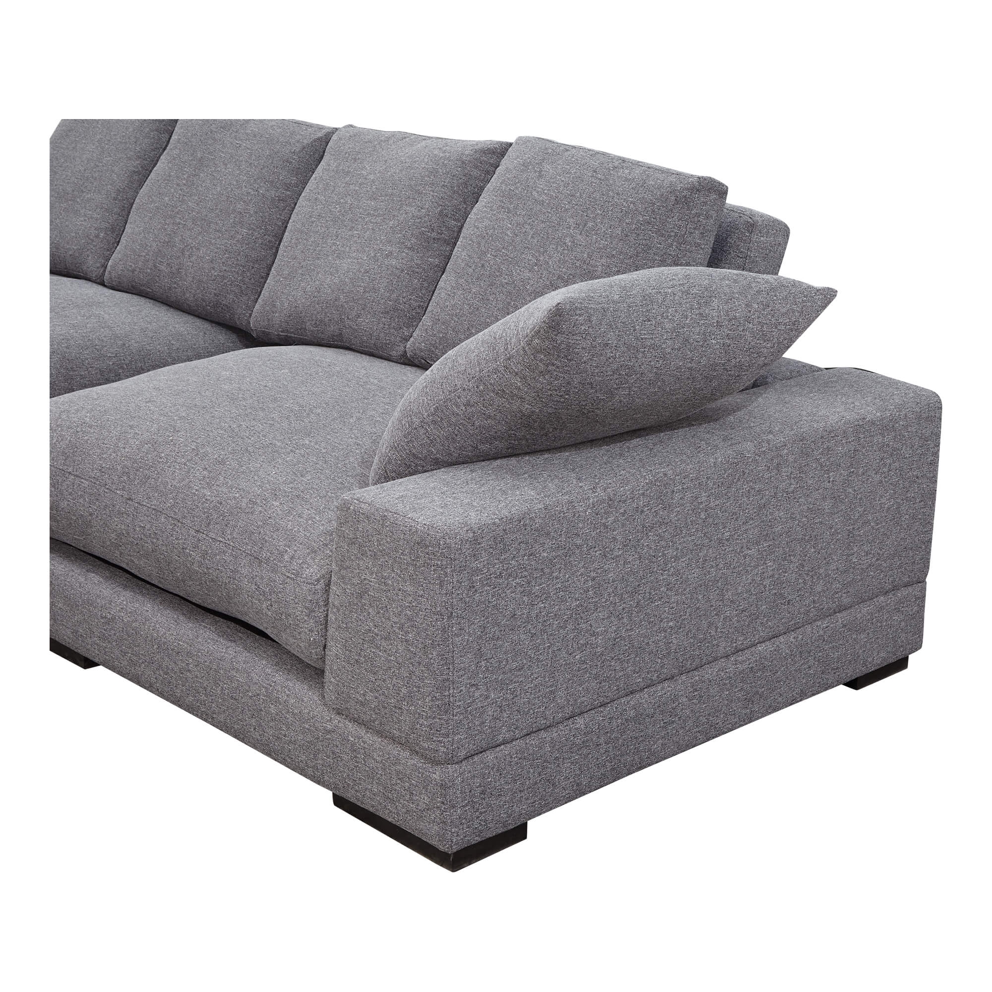 Plunge Polyester Reversible Sectional