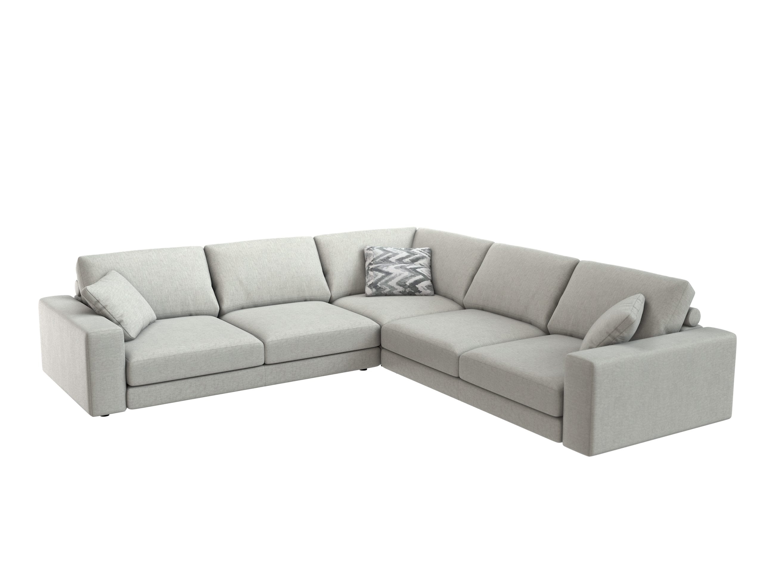 FURNY Alora 5 Seater Fabric RHS