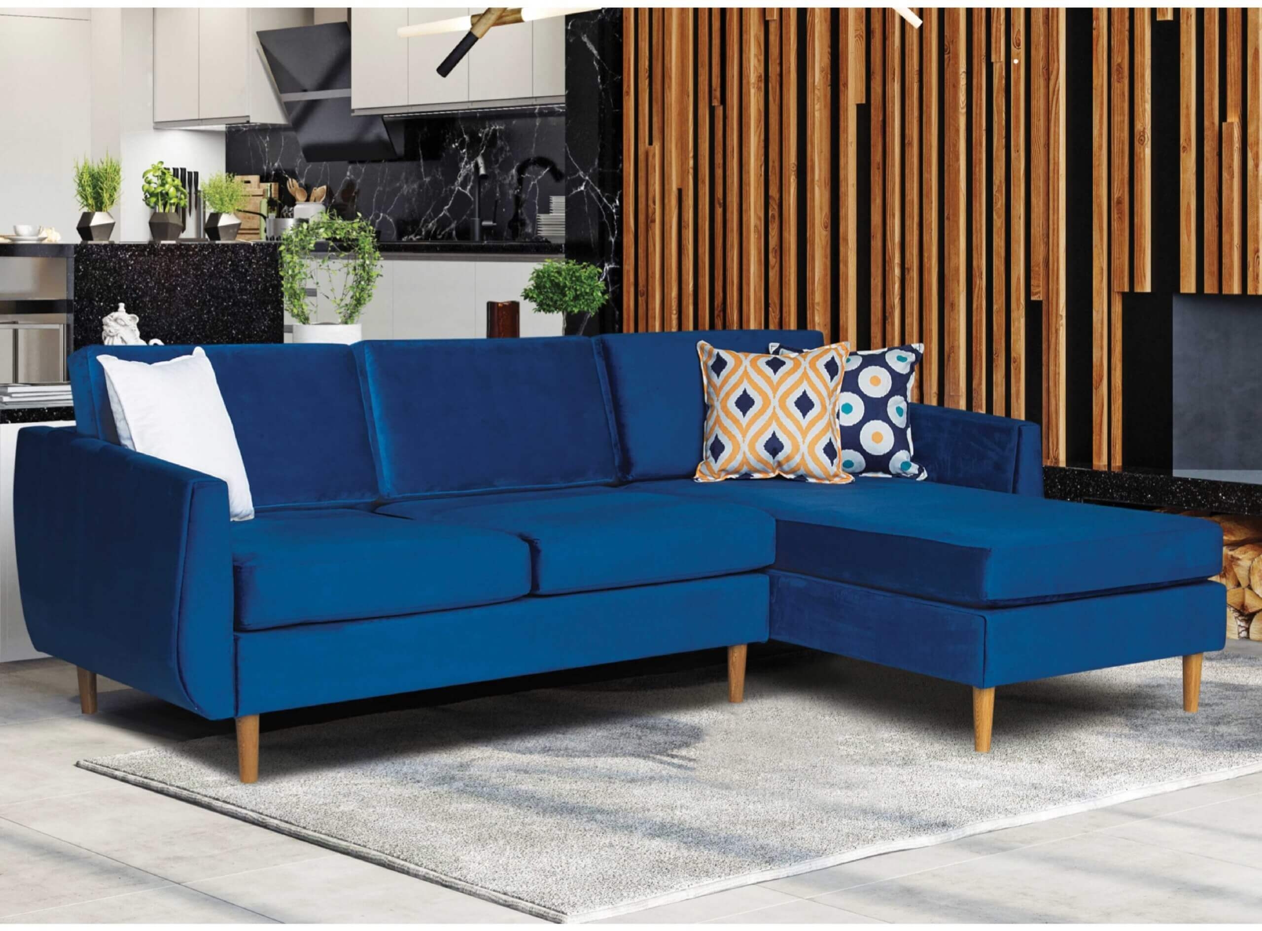 Torp Fabric Sectional Sofa w/ Reversible Chaise