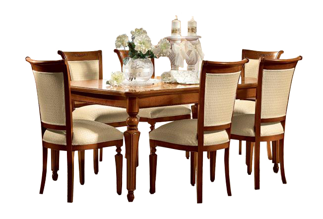 Torriani Wood Rectangular Dining Set