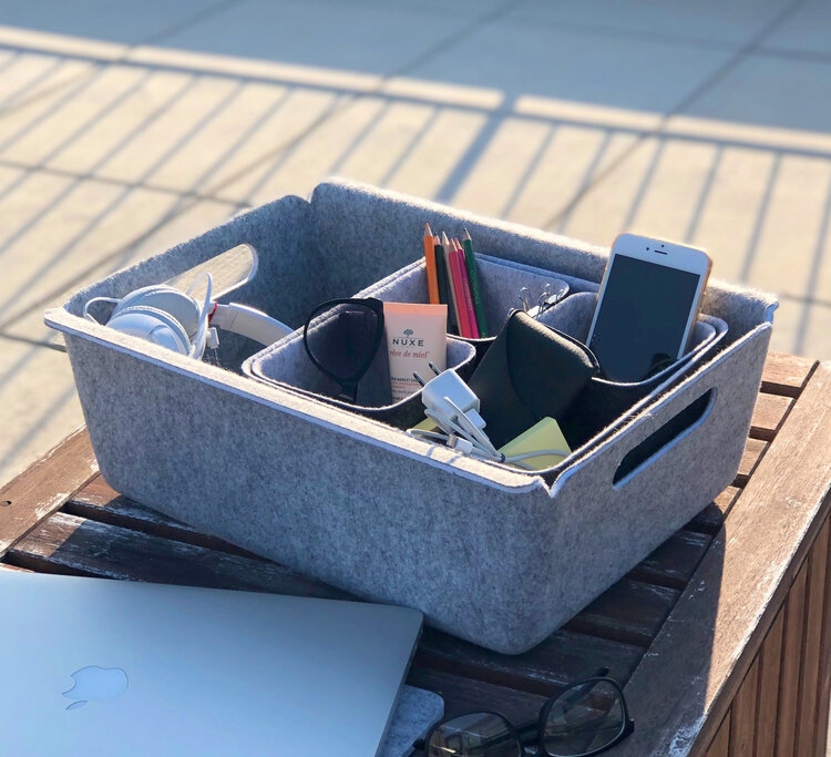 TOT'em Deep Size Felt Home Office Organizer