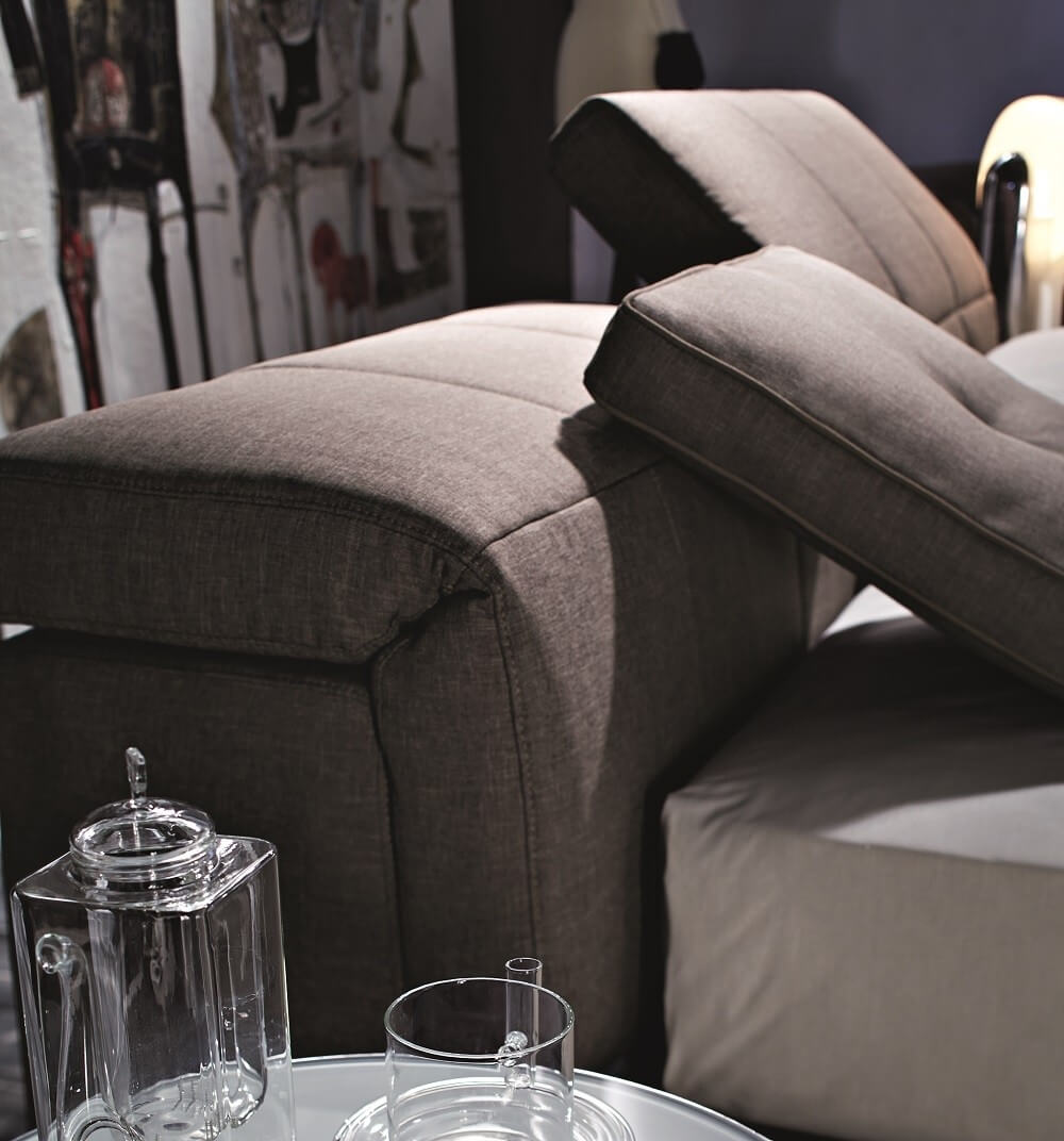 Tower Fabric/Ecoleather Storage Platform Bed
